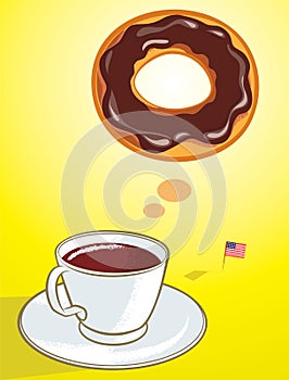 Coffee and Donut