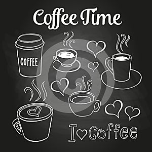 Coffee Doodles Chalkboard