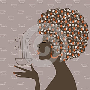 Coffee dreams - afro-american women photo