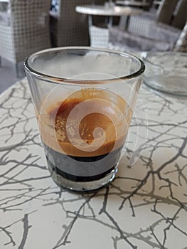 Coffee drink espresso matin drink photo