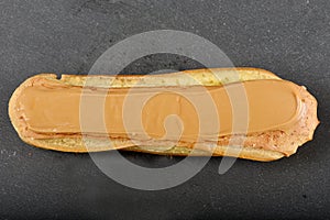 Coffee eclair
