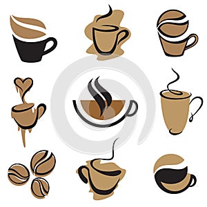 Coffee elements set 2