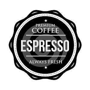 Coffee Espresso vintage stamp