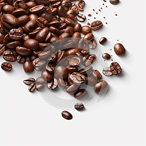 Coffee Euphoria Panoramic Coffee Beans, Generative AI Artistry