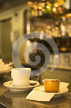 Coffee expresso cup and cake restaurant cafe bar