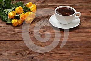 Coffee with flowers for lovers of flavor..