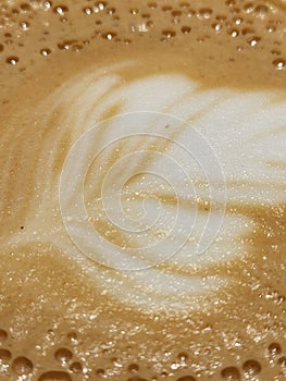 Coffee foam. Coffee foam. Fabstract spotted background