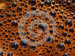 Coffee Froth Bubbles photo