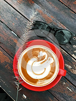 Coffee with glasses photo
