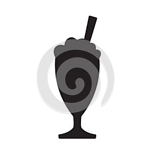 Coffee glyph icon. Consuming caffeine. Morning beverage. Cappuccino.