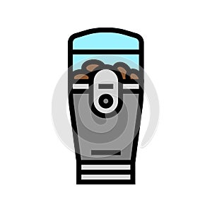 coffee grinder electric device color icon vector illustration