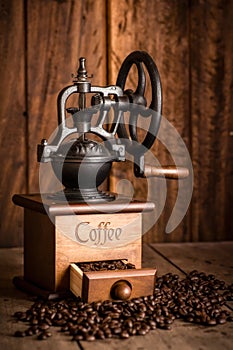 Coffee grinders and coffee beans