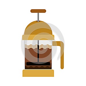 Coffee grinding jarra with crank photo