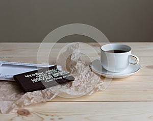 Coffee and handmade chocolates