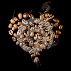 Coffee heart