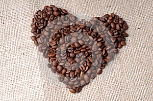 Coffee heart