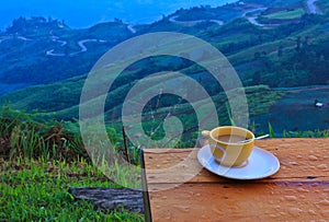 Coffee on hill