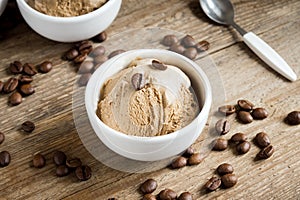 Coffee ice cream