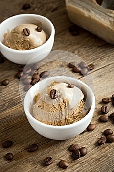 Coffee ice cream