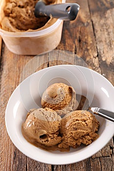 Coffee ice cream