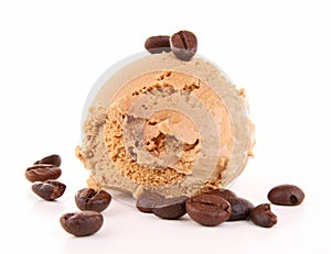 Coffee ice cream photo