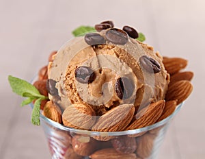 Coffee ice cream