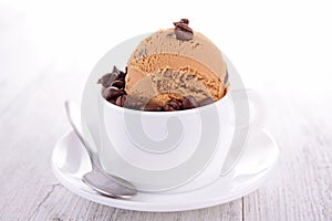 Coffee ice cream