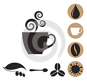 Coffee. Icon Set