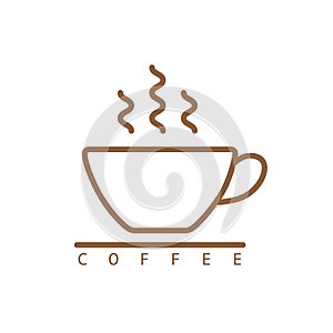 Coffee icon vector