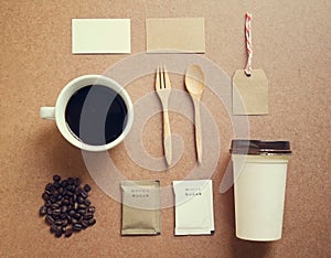 Coffee identity mockup set