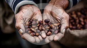 Coffee Inspirations - Coffee Cup and Coffee Beans in Perfect Harmony