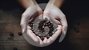 Coffee Inspirations - Coffee Cup and Coffee Beans in Perfect Harmony