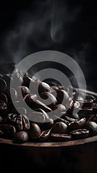 Coffee Inspirations - Coffee Cup and Coffee Beans in Perfect Harmony