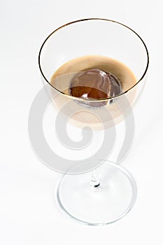 Coffee and Irish cream cocktail