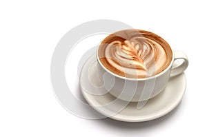 Coffee latte art photo