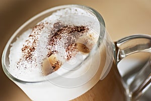 Coffee latte machiatto