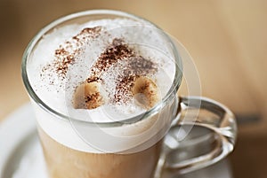 Coffee latte machiatto