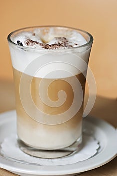 Coffee latte machiatto