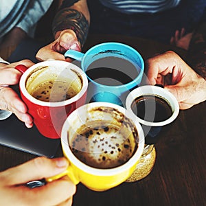 Coffee Lifestyle Beverage Friendship Mug Meeting Concept