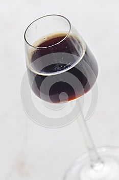 coffee liquer in the glass