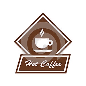 Coffee logo design for coffee shop, cafe, coffee house.