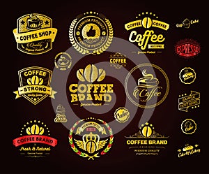 Coffee Logos Badges and Labels Element