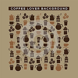Coffee Lover Background.