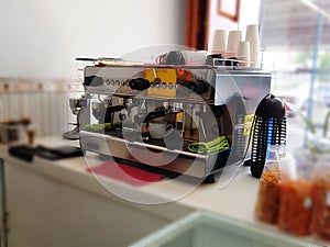 Coffee Machine in Cafetaria.