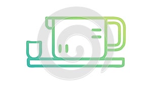 Coffee Machine Icon, Espresso and Beverage, vector design Generative AI