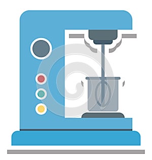 Coffee Machine Isolated Vector Icon editable