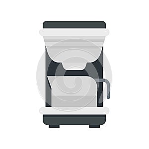 Coffee machine maker icon flat isolated vector