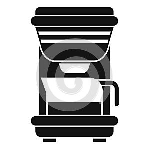 Coffee machine maker icon, simple style