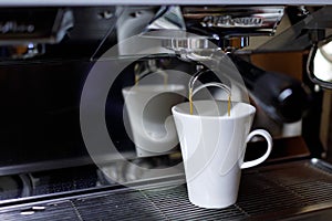 Coffee machine for making real old school drink