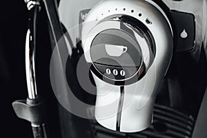 Coffee machine start button